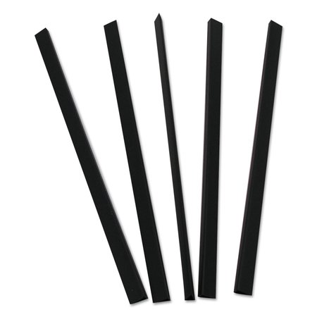 C-LINE PRODUCTS Slide-N-Grip Binding Bars 11 x 1/4", Black, Pk100 34441